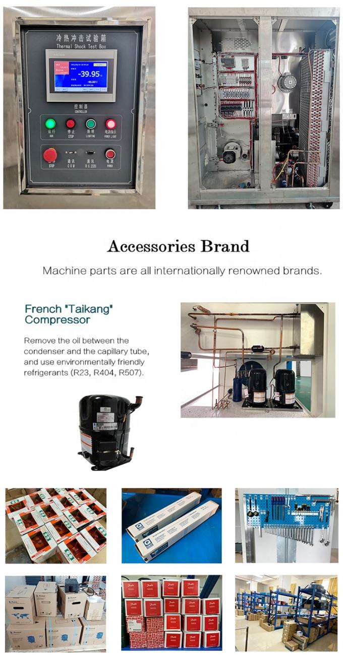 Nhiệt độ Độ ẩm Ph&ograve;ng đi xe đạp M&aacute;y kiểm tra sốc nhiệt kh&iacute; hậu m&ocirc;i trường 1