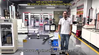 Thiết bị kiểm tra phun muối thông minh hoàn toàn tự động, ít tiếng ồn, không cần hiệu chuẩn
