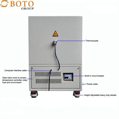 High temperature laboratory material testing electric muffle vacuum furnace