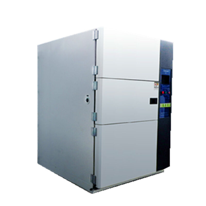 Buồng thử sốc nhiệt ba khoang tùy chỉnh và hiệu suất cao, điều khiển màn hình cảm ứng PLC cho quốc phòng, điện tử, dược phẩm