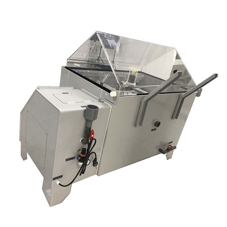 Phòng thử phun muối đáp ứng ASTM B117 Kiểm tra độ ẩm và áp suất phun để kiểm tra khả năng ăn mòn