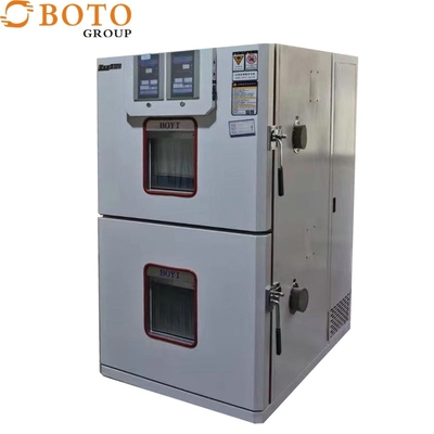 Nhà sản xuất buồng khí hậu Phòng thí nghiệm tác động nóng và lạnh hai loại hộp Phòng thí nghiệm GB / T2423.1.2-2001