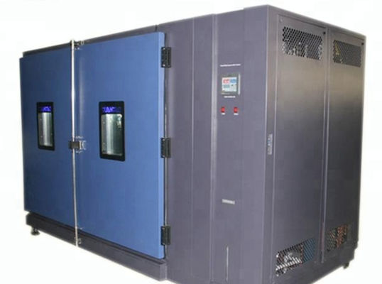 Đi bộ trong phòng kiểm tra nhiệt độ và độ ẩm thép không gỉ Đi bộ trong phòng