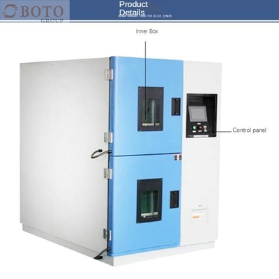 R404A / R23 Phòng thử sốc nhiệt, -40C ~ 150C Hai vùng, Thời gian chuyển đổi 10s